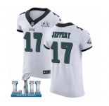 Men's Nike Philadelphia Eagles #17 Alshon Jeffery White Vapor Untouchable Elite Player Super Bowl LII NFL Jersey