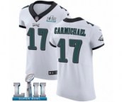 Men's Nike Philadelphia Eagles #17 Harold Carmichael White Vapor Untouchable Elite Player Super Bowl LII NFL Jersey