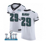 Men's Nike Philadelphia Eagles #29 LeGarrette Blount White Vapor Untouchable Elite Player Super Bowl LII NFL Jersey