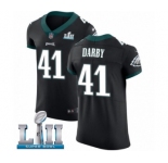Men's Nike Philadelphia Eagles #41 Ronald Darby Black Vapor Untouchable Elite Player Super Bowl LII NFL Jersey