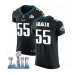Men's Nike Philadelphia Eagles #55 Brandon Graham Black Vapor Untouchable Elite Player Super Bowl LII NFL Jersey