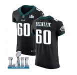 Men's Nike Philadelphia Eagles #60 Chuck Bednarik Black Vapor Untouchable Elite Player Super Bowl LII NFL Jersey