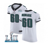 Men's Nike Philadelphia Eagles #60 Chuck Bednarik White Vapor Untouchable Elite Player Super Bowl LII NFL Jersey