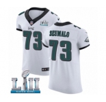 Men's Nike Philadelphia Eagles #73 Isaac Seumalo White Vapor Untouchable Elite Player Super Bowl LII NFL Jersey