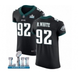 Men's Nike Philadelphia Eagles #92 Reggie White Black Vapor Untouchable Elite Player Super Bowl LII NFL Jersey