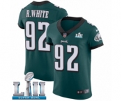 Men's Nike Philadelphia Eagles #92 Reggie White Midnight Green Team Color Vapor Untouchable Elite Player Super Bowl LII NFL Jersey