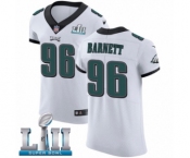 Men's Nike Philadelphia Eagles #96 Derek Barnett White Vapor Untouchable Elite Player Super Bowl LII NFL Jersey