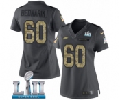 Women's Nike Philadelphia Eagles #60 Chuck Bednarik Limited Black 2016 Salute to Service Super Bowl LII NFL Jersey