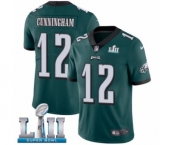 Youth Nike Philadelphia Eagles #12 Randall Cunningham Midnight Green Team Color Vapor Untouchable Limited Player Super Bowl LII NFL Jersey