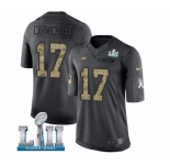 Youth Nike Philadelphia Eagles #17 Harold Carmichael Limited Black 2016 Salute to Service Super Bowl LII NFL Jersey