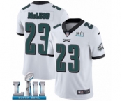 Youth Nike Philadelphia Eagles #23 Rodney McLeod White Vapor Untouchable Limited Player Super Bowl LII NFL Jersey