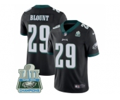 Youth Nike Philadelphia Eagles #29 LeGarrette Blount Black Alternate Super Bowl LII Champions Stitched NFL Vapor Untouchable Limited Jersey
