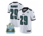 Youth Nike Philadelphia Eagles #29 LeGarrette Blount White Super Bowl LII Champions Stitched NFL Vapor Untouchable Limited Jersey