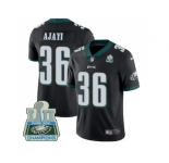 Youth Nike Philadelphia Eagles #36 Jay Ajayi Black Alternate Super Bowl LII Champions Stitched NFL Vapor Untouchable Limited Jersey