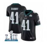 Youth Nike Philadelphia Eagles #41 Ronald Darby Black Alternate Vapor Untouchable Limited Player Super Bowl LII NFL Jersey