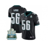Youth Nike Philadelphia Eagles #56 Chris Long Black Alternate Super Bowl LII Champions Stitched NFL Vapor Untouchable Limited Jersey