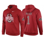 NCAA Ohio State Buckeyes #1 Dontre Wilson Red Playoff Bound Vital College Football Pullover Hoodie