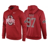 NCAA Ohio State Buckeyes #97 Joey Bosa Red Playoff Bound Vital College Football Pullover Hoodie