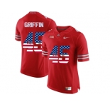 2016 US Flag Fashion Ohio State Buckeyes Archie Griffin #45 College Football Limited Jersey - Scarlet