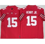 Men's Ohio State Buckeyes #15 Chris Henry Jr Red 2025 F.U.S.E. Limited Stitched Jersey