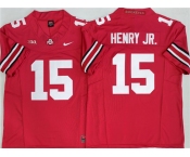 Men's Ohio State Buckeyes #15 Chris Henry Jr Red 2025 F.U.S.E. Limited Stitched Jersey