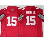 Men's Ohio State Buckeyes #15 Chris Henry Jr Red 2026 F.U.S.E. Limited Stitched Jersey