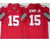 Men's Ohio State Buckeyes #15 Chris Henry Jr Red 2026 F.U.S.E. Limited Stitched Jersey