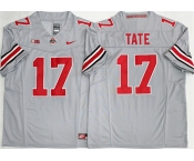 Men's Ohio State Buckeyes #17 Carnell Tate Gray 2025 F.U.S.E. Limited Stitched Jersey