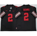Men's Ohio State Buckeyes #2 Caleb Downs Black F.U.S.E. Limited Stitched Jersey