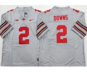 Men's Ohio State Buckeyes #2 Caleb Downs Gray F.U.S.E. Limited Stitched Jersey