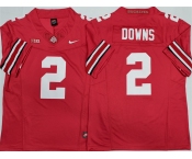 Men's Ohio State Buckeyes #2 Caleb Downs Red 2025 F.U.S.E. Limited Stitched Jersey