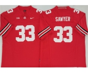Men's Ohio State Buckeyes #33 Jack Sawyer Red 2025 F.U.S.E. Limited Stitched Jersey