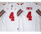 Men's Ohio State Buckeyes #4 Jeremiah Smith White F.U.S.E. Limited Stitched Jersey