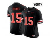 2016 Youth Ohio State Buckeyes Ezekiel Elliott #15 College Football Limited Jersey - Blackout