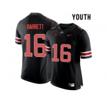 2016 Youth Ohio State Buckeyes J.T. Barrett #16 College Football Limited Jersey - Blackout