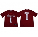 Sooners #1 Kyler Murray Red Jordan Brand Limited Stitched NCAA Jersey