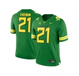 2016 Men's Oregon Duck Royce Freeman #21 College Football Limited Jerseys - Apple Green
