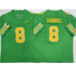 Men's Oregon Ducks #8 Dillon Gabriel 2026 Green F.U.S.E. Stitched Jersey