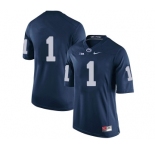 Men's Penn State Nittany Lions #1 KJ Hamler NCAA Navy Blue Stitched Jersey Without Name