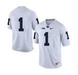 Men's Penn State Nittany Lions #1 KJ Hamler NCAA White Stitched Jersey Without name
