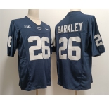 Men's Penn State Nittany Lions #26 Saquon Barkley Navy Stitched Jersey