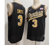 Men's Purdue Boilermakers #3 Braden Smith Black 2026 Vapor Limited Stitched Football Jersey