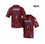 2016 US Flag Fashion-Youth South Carolina Gamecocks Jadeveon Clowney #7 College Football Jersey - Red
