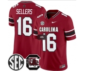 Men's South Carolina Fighting Gamecocks #16 LaNorris Sellers Garnet 2026 F.U.S.E. Stitched Nike Jersey