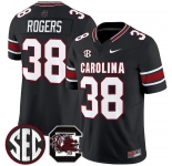 Men's South Carolina Fighting Gamecocks #38 George Rogers Black 2026 F.U.S.E. Stitched Nike Jersey