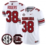 Men's South Carolina Fighting Gamecocks #38 George Rogers White 2026 F.U.S.E. Stitched Nike Jersey