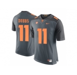 2016 Tennessee Volunteers Joshua Dobbs #11 College Football Limited Jersey - Grey