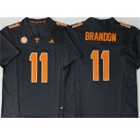 Men's Tennessee Volunteers #11 Faizon Brandon Black 2026 F.U.S.E. Stitched Jersey