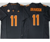 Men's Tennessee Volunteers #11 Faizon Brandon Black 2026 F.U.S.E. Stitched Jersey