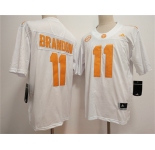 Men's Tennessee Volunteers #11 Faizon Brandon White 2026 Stitched Jersey